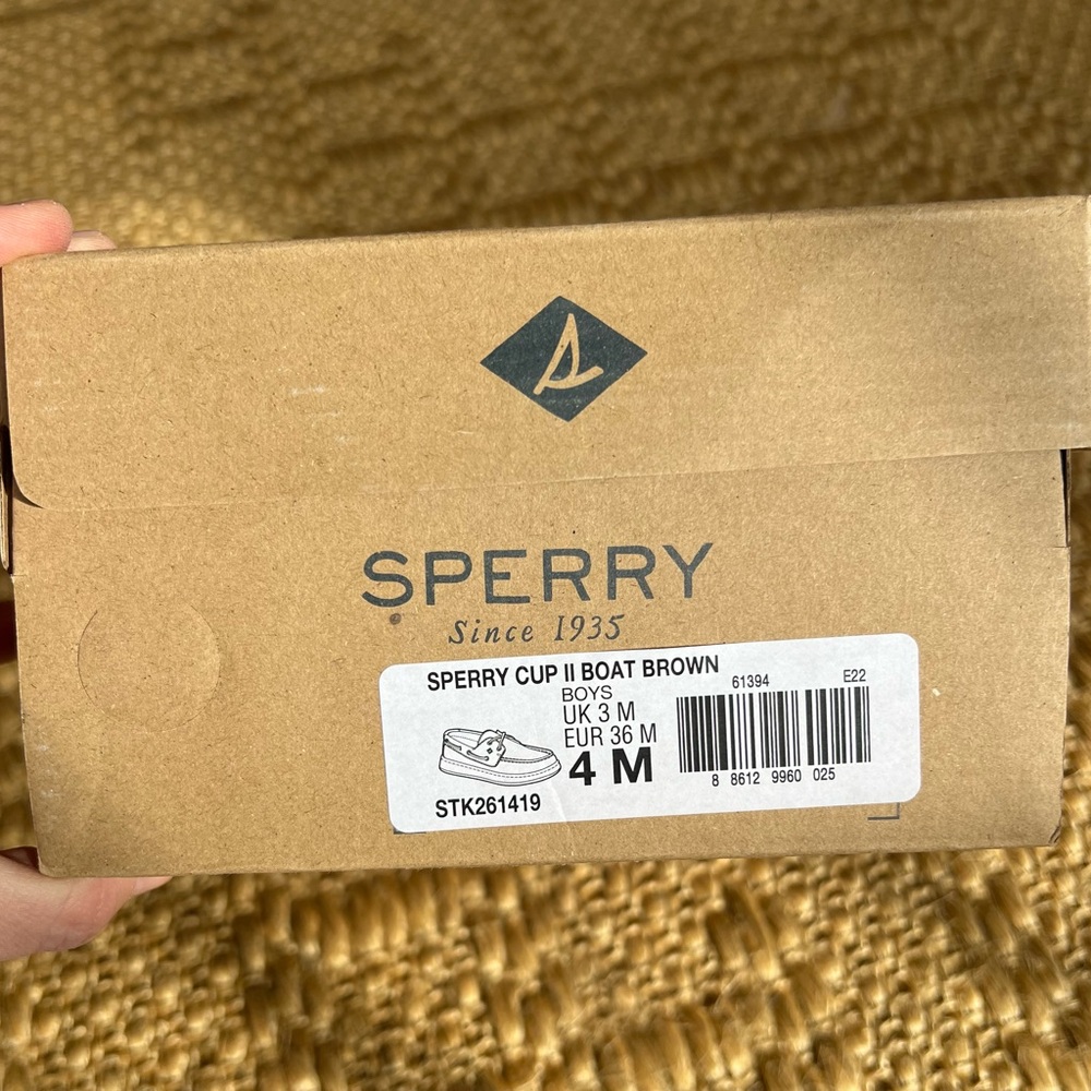 Boys Sperry Cup 2 Boat Shoe size 4 - Picture 9 of 9